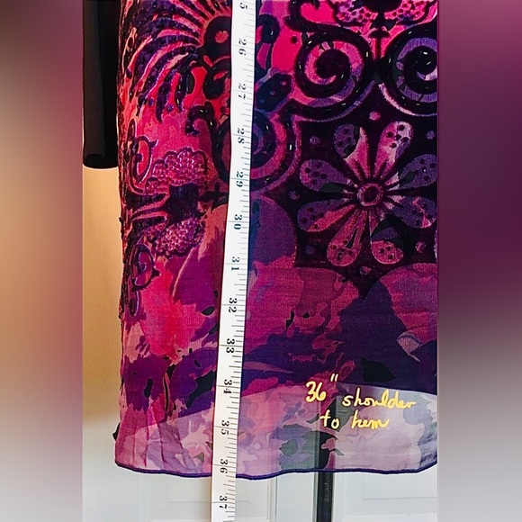 Hale Bob burnout velvet dress Size small - Picture 14 of 14